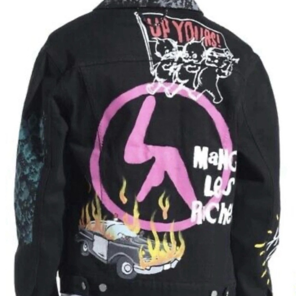“Lifted Anchors Small Denim Jacket – Take Back The Night” - Picture 4 of 4